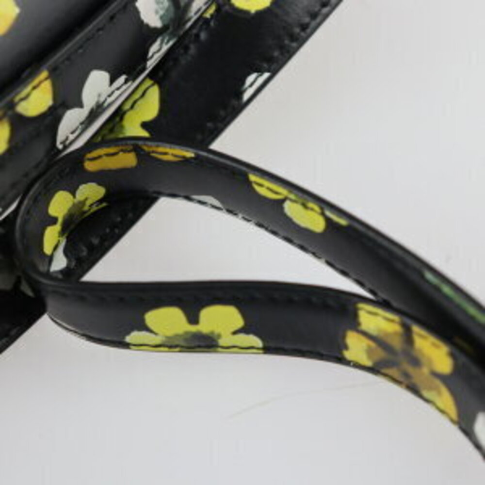 BALENCIAGA GOSSIP BAG SML shoulder black multicolored leather flower logo - Picture 6 of 9